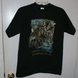 Forest Green Flower Beach Shirt